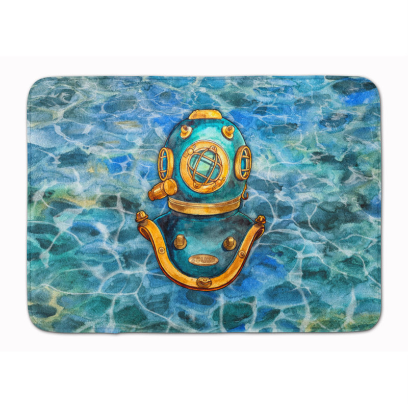 Tapis pour salle de bain en mousse à mémoire de forme en mousse de mer profonde