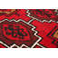 Tapis décoratif en laine noué à la main de conception unique 3 pi 7 po x 5 pi 2 po Bosson