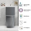 Toilette allongée une pièce à double chasse 1,1 / 1,6 GPF avec siège Comofrt ADA (siège à fermeture en douceur inclus) - option 4 couleurs-121551848