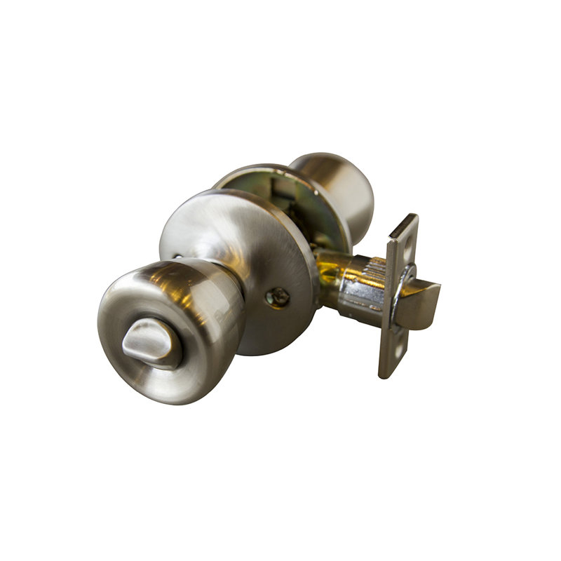 Terrace 6-Way Latch Privacy Door Knob, Satin Nickel