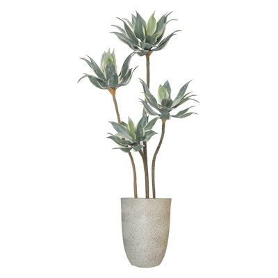 Agave artificiel en pot 58 po