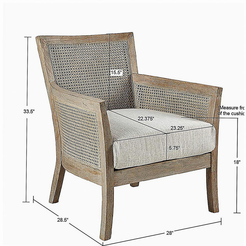 Fauteuil Cane, Naturel récupéré