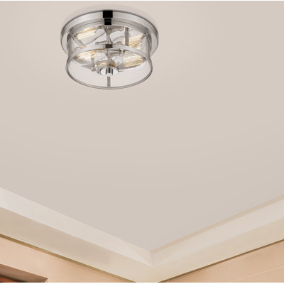Attah Glass Flush Mount