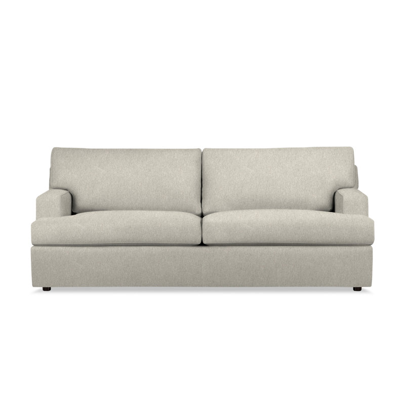 Canapé-lit rembourré sur mesure 84 po Cleo, Tissage de billard cendré