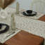 Red Barrel Studio® 16X70 Luxueux décor de table, chemin de table Quick, himachal, blanc-1845080159