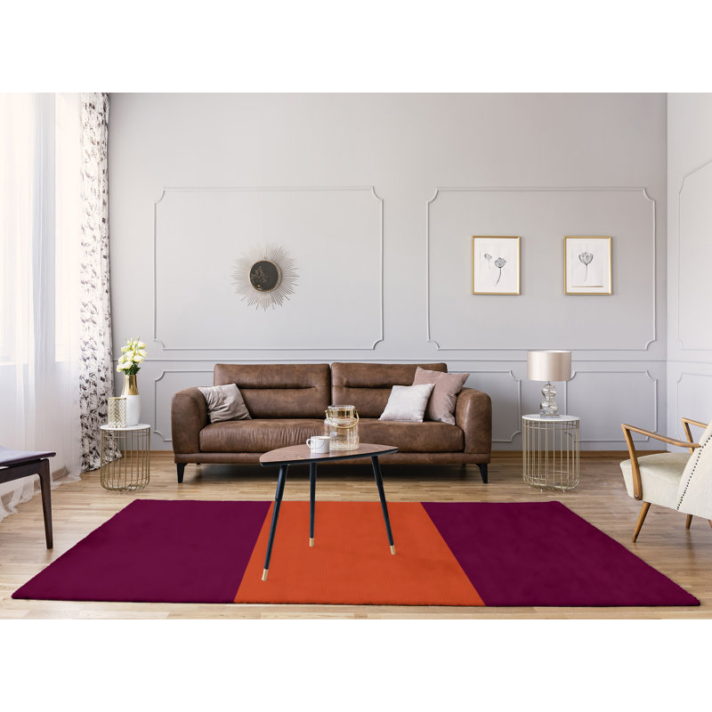 Tapis rose/orange, Rectangle 9 pi x 12 pi