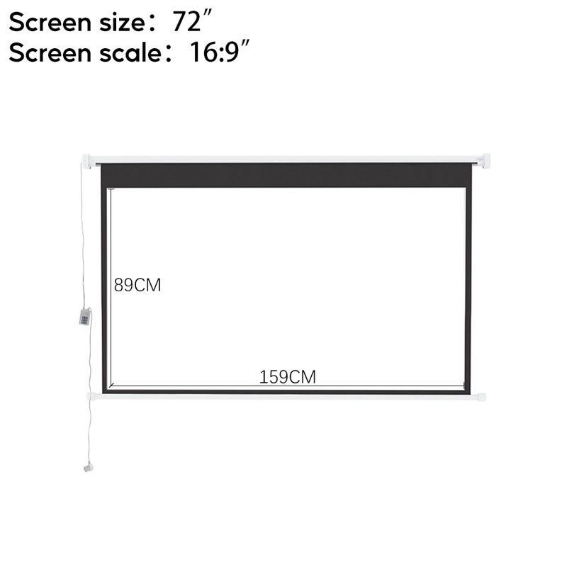 Living And Home Outdoor Electric Projector Screen Projector Screen