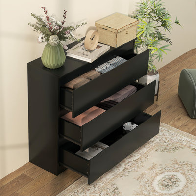 Keethan 80cm W 3 - Drawer Chest of Drawers