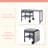 Simple Silhouette Outdoor Kitchen Cart Foldable Outdoor Prep Station Portable BBQ Cart Grill Cart With Foldable Top And Storage Space For Backyard-121247478