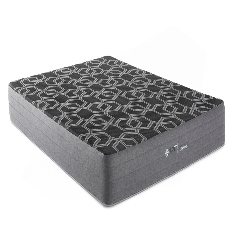 12" Smooth Top Hybrid Medium Plush Queen Mattress, Queen