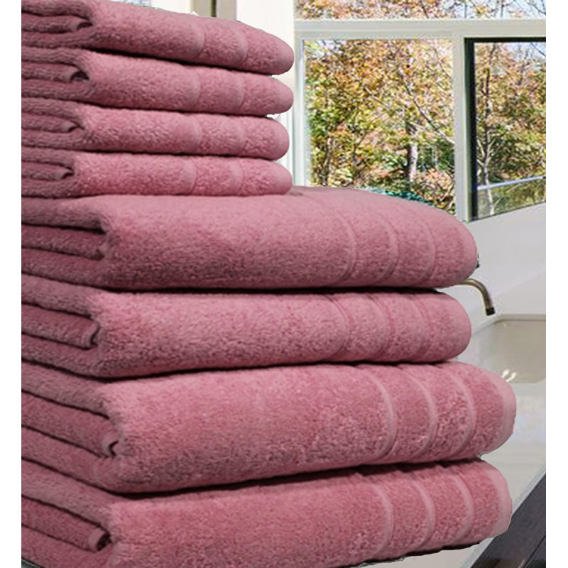 Nadem Luxury 8 Pcs Bale Set, Pink