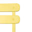 Ensemble 3 pièces de chaises bistro et de patio bistro Metail - Jaune-192335755