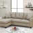 Tissu beige est en rupture de stock
