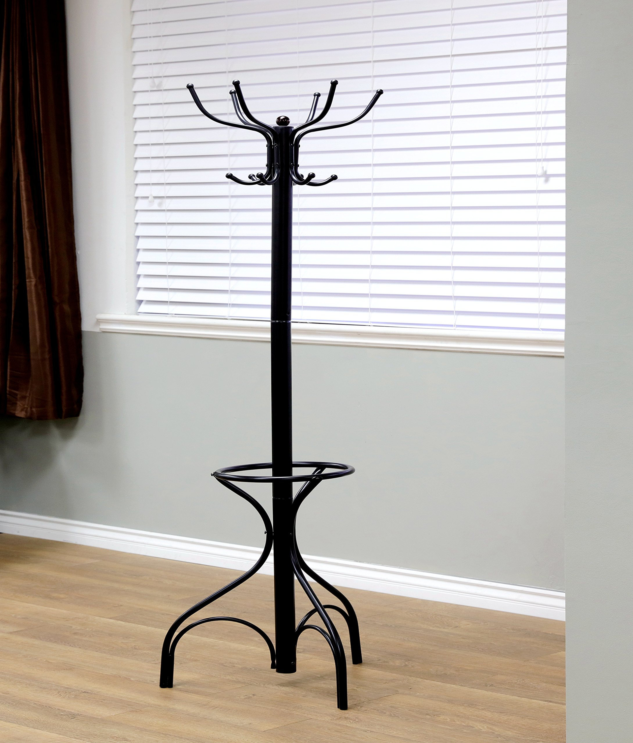 Lark Manor Beimnet Metal Freestanding 12 - Hook Coat Rack | Wayfair