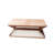 Retro Burlywood Solid Wood Rectangular Coffee Table