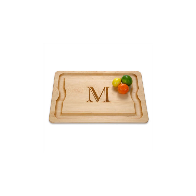 Planche à découper monogrammes 16 po x 12 po barbecue