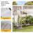 Mini Greenhouse, Portable Quick-Setup, Waterproof UV Protected PE Cover, for Outdoors Garden, 3' H x 6'W x 3'D Clear-120896736