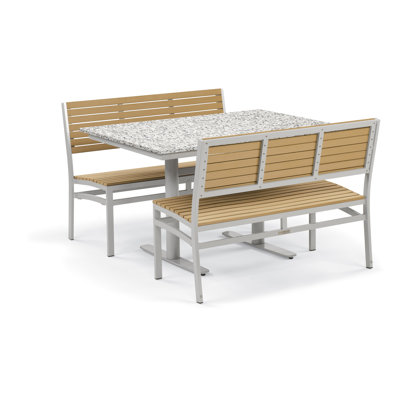 Travira 4 - Person Patio Dining Set with Rectangular Table