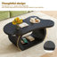 Table basse Modern Cloud avec plateau épais de 1,5 po-552983000