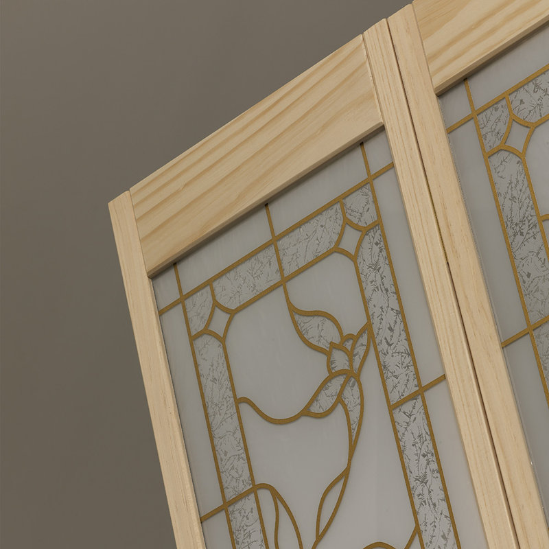 Porte pliante en bois et pin Tuscany, 24 po x 80,5 po