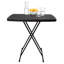 Table pliante portative 2,5 pieds Lavish Home, noir