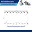Abri de rangement à arc en treillis simple l 20 pi x P 40 pi, PVC 15 oz, structure en acier galvanisé robuste