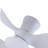 22 In LED Flush Mount Ceiling Fan Light