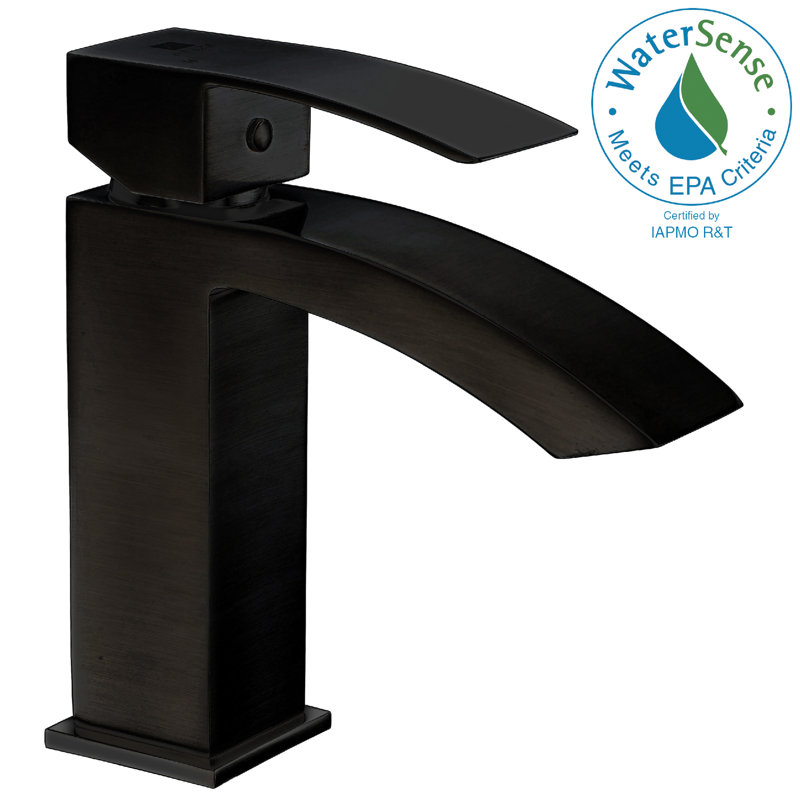 Revere Series Chrome Low-Arc Single-Handle Bathroom Faucet