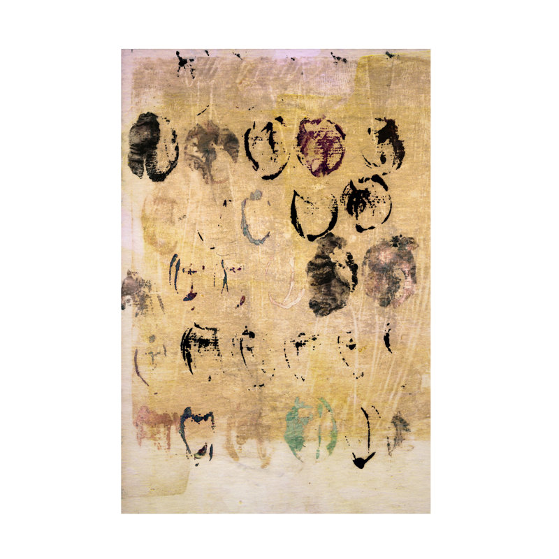 Iris Lehnhardt marque l'art sur toile neutre, H 47 po x l 30 po