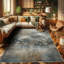 Machine Printed 152cm X 76cm Area Rug