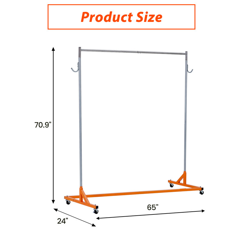 165cm W Metal Storage Rack, Gold, 160cm H x 165cm W x 51cm D