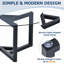 Table basse ronde en verre