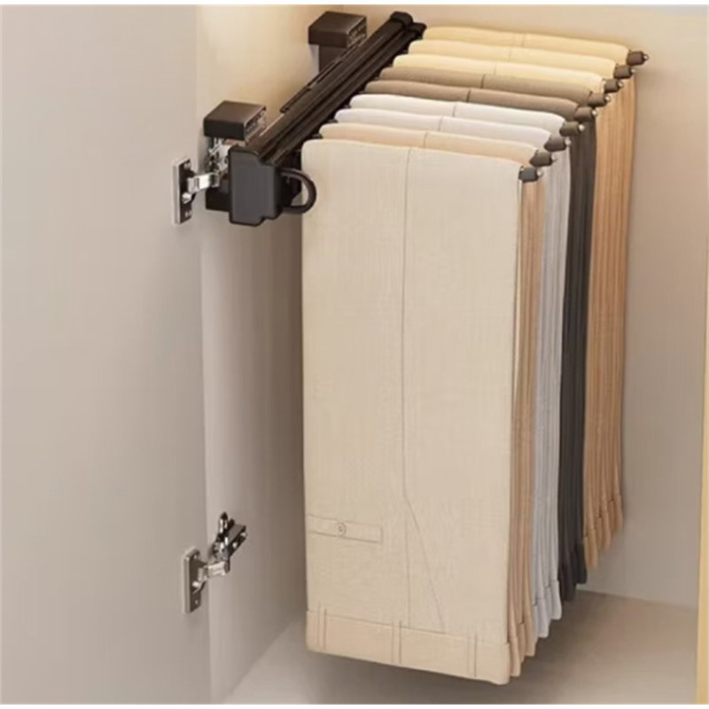 Slidesmart Single-Row Side-Mounted Pants Rack