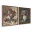 «Vintage Floral», ensemble de 2 estampes numériques encadrées-716311776-716311779