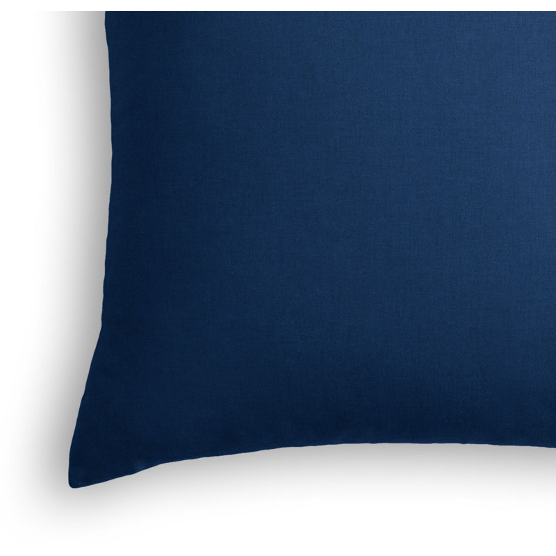 Housse de coussin carrée, 26 po x 26 po, Bleu marine, Housse de coussin seulement - sans coussin