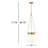 Zella 1 - Light Unique/Statement Pendant-482900156-482900131-482900130