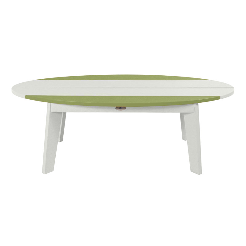 Table basse Shoreline Surfboard, Vert, White