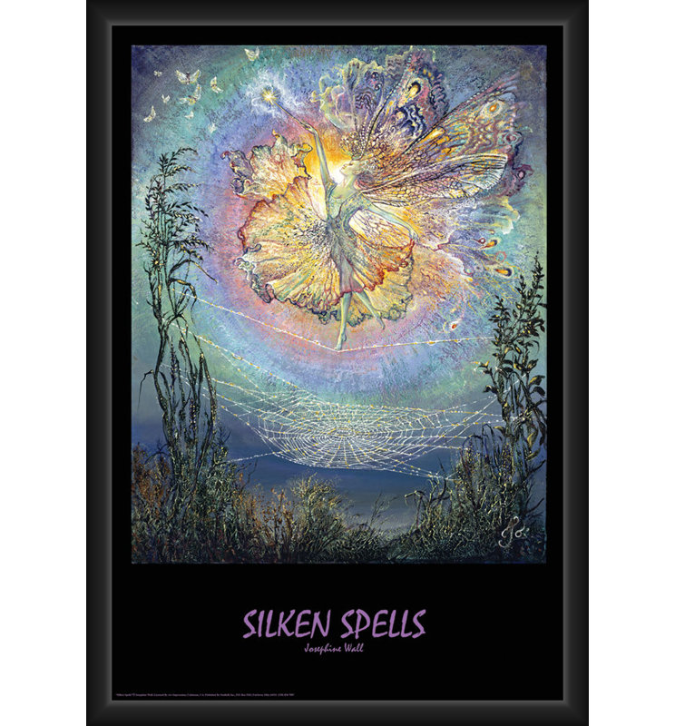  Officiellement sous licence Silky Spells - Jo, affiche d'art encadrée murale - 24 x 36 pouces - Cadre en bois d'ingénierie robuste avec verre plexi - prêt à être accroché