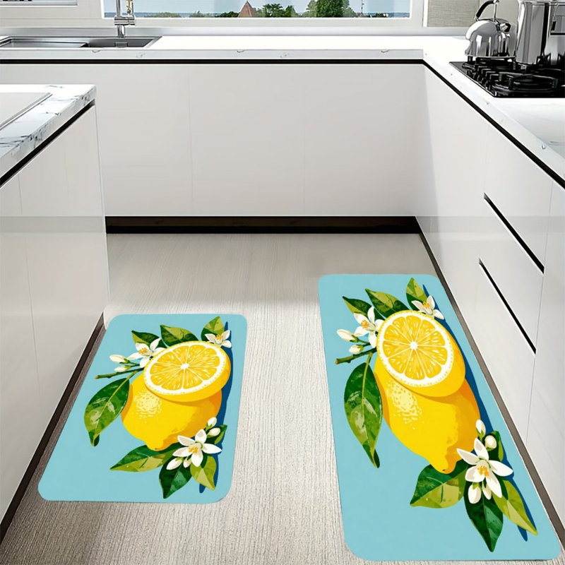 Tapis de cuisine et comptoir 2 pièces