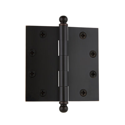 4.5'' x 4.5'' Brass Butt Bearing Hinge