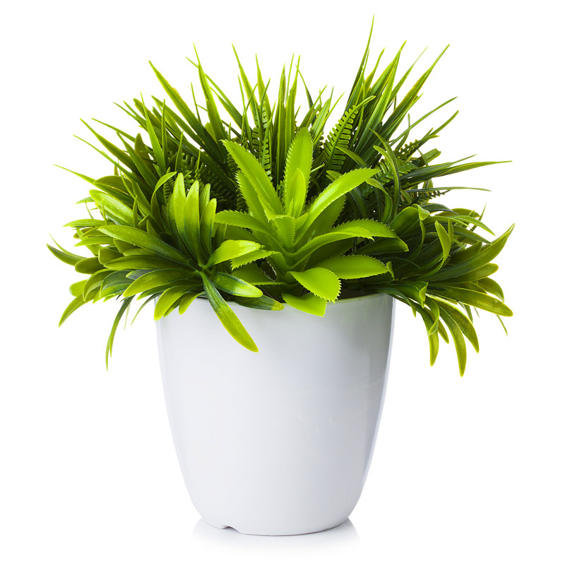 Plante artificielle en pot 8 po Dracaena