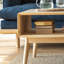 Table basse simple en bois massif moderne