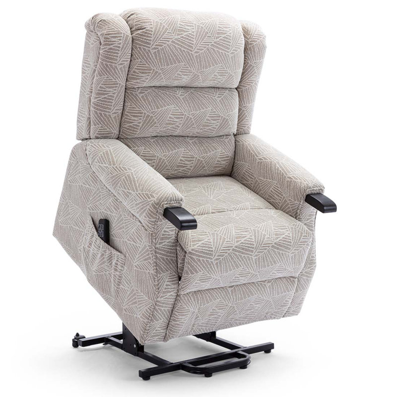 Freudberg 83cm Wide Lift Assist Standard Recliner, Cream