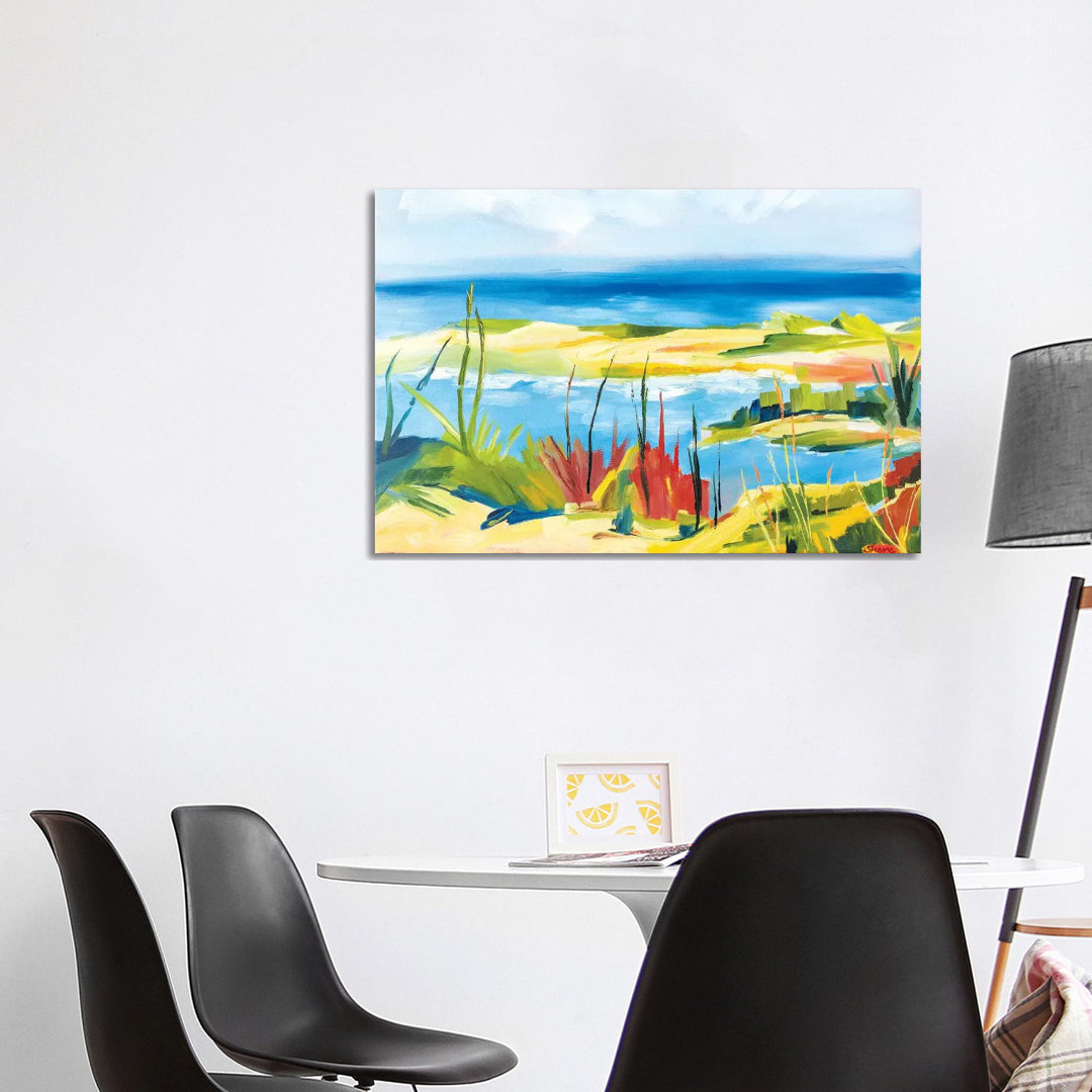 Wellfleet Beach von Maxine Shore - Galerie-verpackte Leinwand Giclée