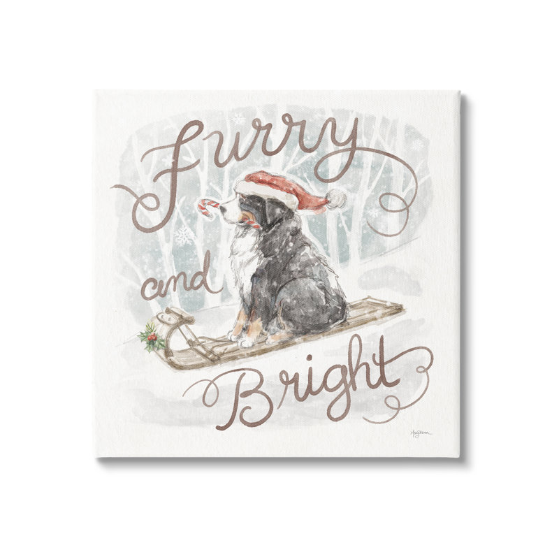 Furry & Bright Dog, H 17 po x l 17 po x P 1,5 po