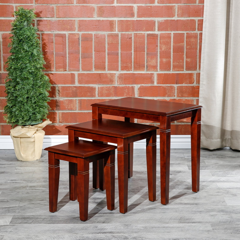 Mario Nesting Tables, Cherry