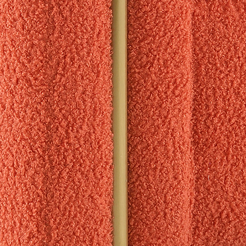 Banc de rangement en tissu Teddy, Orange