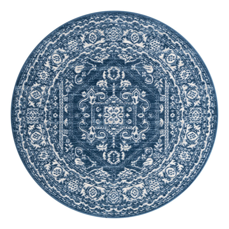 Mayvale Oriental Indoor Rug, Round 5'