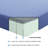 7Inch Mattress And Pillow Set Breathable Fabric Gel-Infused Memory Foam Mattress, Blue, Mattress In A Box-1981941419