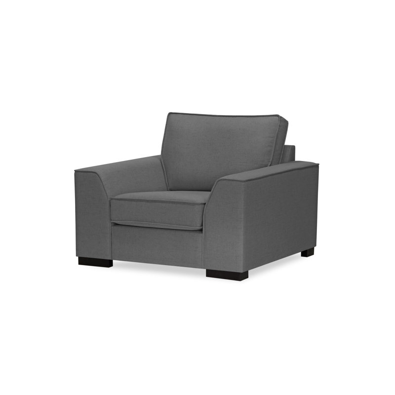 Hannover Upholstered Armchair, Degas Dark Grey
